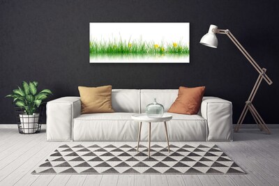 Foto op canvas Natuur grass bloemen