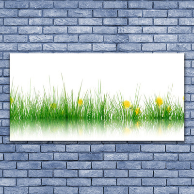 Foto op canvas Natuur grass bloemen