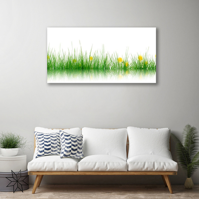 Foto op canvas Natuur grass bloemen