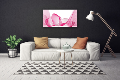 Foto op canvas Abstract lijnen golven art