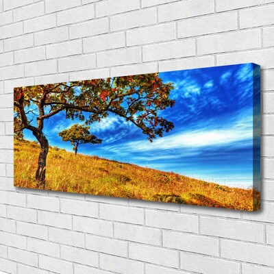 Foto op canvas Tree weide natuur plant