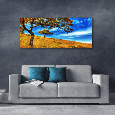 Foto op canvas Tree weide natuur plant