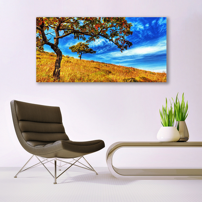 Foto op canvas Tree weide natuur plant