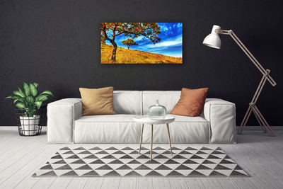 Foto op canvas Tree weide natuur plant