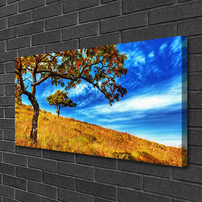 Foto op canvas Tree weide natuur plant