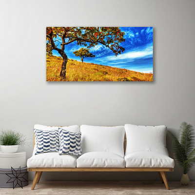 Foto op canvas Tree weide natuur plant