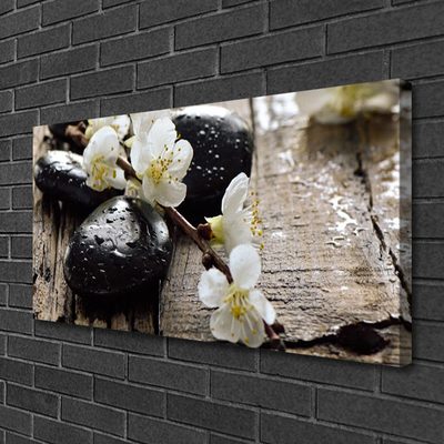 Foto op canvas Bloemen fruit twig