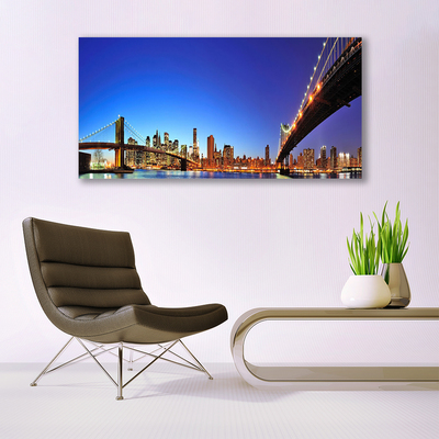 Foto op canvas Bridge city architectuur