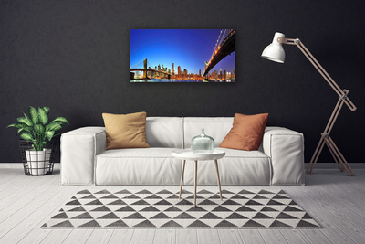 Foto op canvas Bridge city architectuur