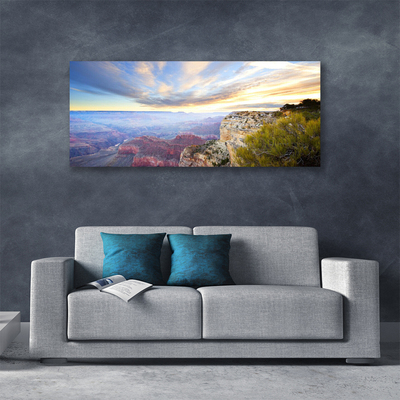 Foto op canvas Sea mountain landscape