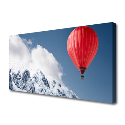 Foto op canvas Balloon peaks bergen winter