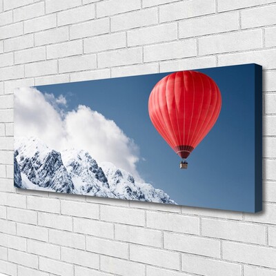 Foto op canvas Balloon peaks bergen winter