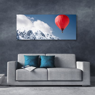 Foto op canvas Balloon peaks bergen winter