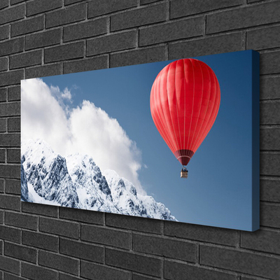 Foto op canvas Balloon peaks bergen winter