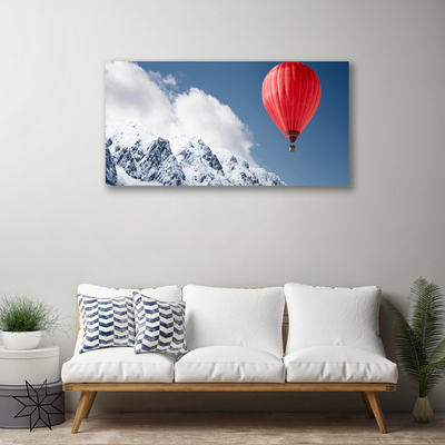 Foto op canvas Balloon peaks bergen winter