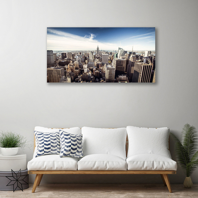 Foto op canvas Wolkenkrabbers van de stad gebouwen