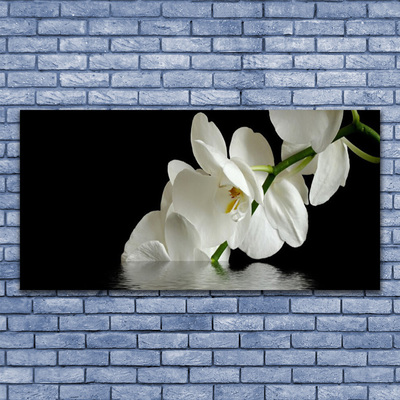 Foto op canvas Orchidee bloemen in het water