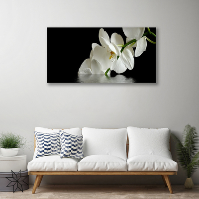 Foto op canvas Orchidee bloemen in het water