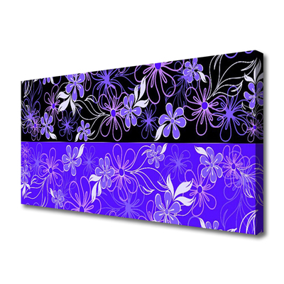 Foto op canvas Abstract design van de kunst bloemen