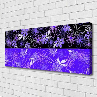 Foto op canvas Abstract design van de kunst bloemen