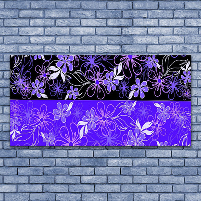 Foto op canvas Abstract design van de kunst bloemen