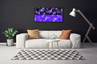 Foto op canvas Abstract design van de kunst bloemen