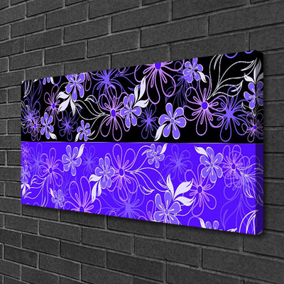 Foto op canvas Abstract design van de kunst bloemen