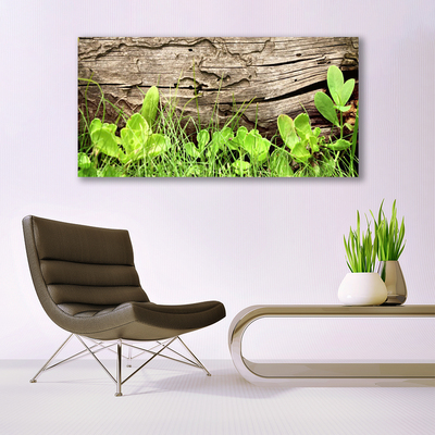 Foto op canvas Leaves of grass bloemen