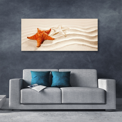 Foto op canvas Zeester op sand beach