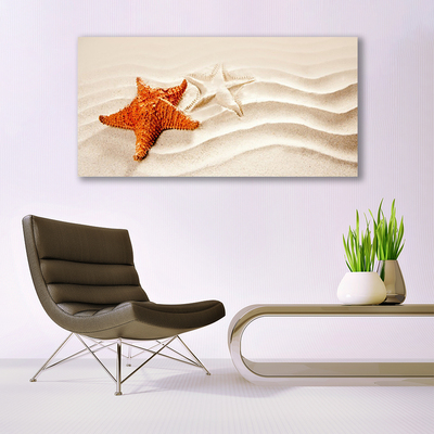 Foto op canvas Zeester op sand beach