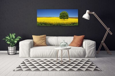 Foto op canvas Tree meadow nature field