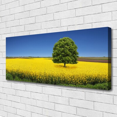 Foto op canvas Tree meadow nature field