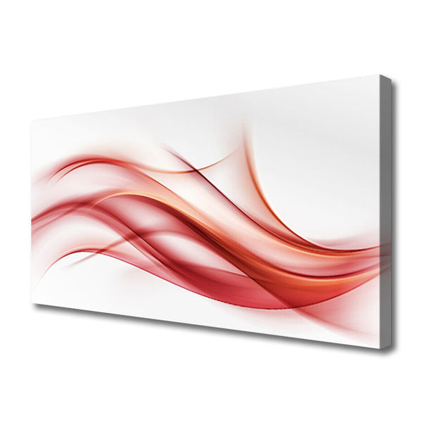 Foto op canvas Red abstraction graphics