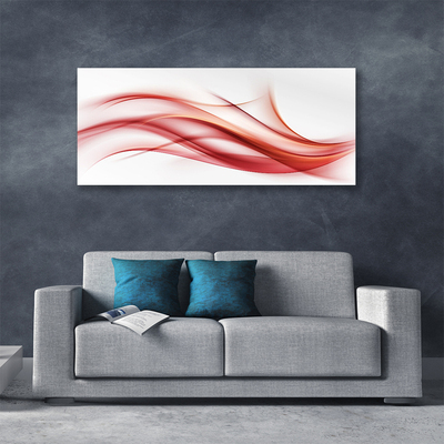 Foto op canvas Red abstraction graphics