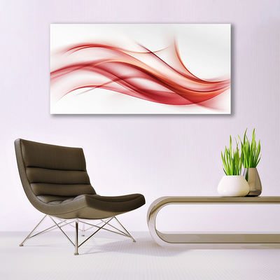 Foto op canvas Red abstraction graphics