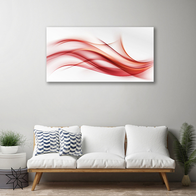 Foto op canvas Red abstraction graphics