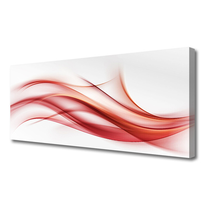 Foto op canvas Red abstraction graphics