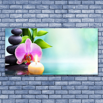 Foto op canvas Orchid water natuur