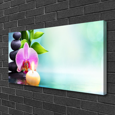 Foto op canvas Orchid water natuur