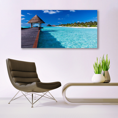 Foto op canvas Sea bridge architectuur