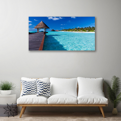 Foto op canvas Sea bridge architectuur