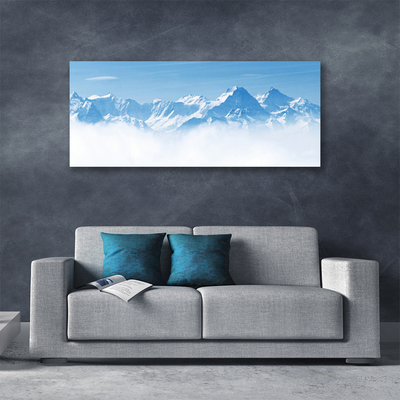 Foto op canvas Mist mountain landscape