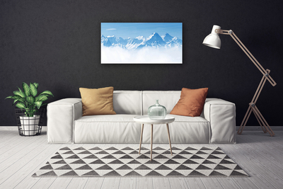 Foto op canvas Mist mountain landscape