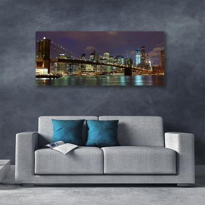 Foto op canvas Architectuur bridge city