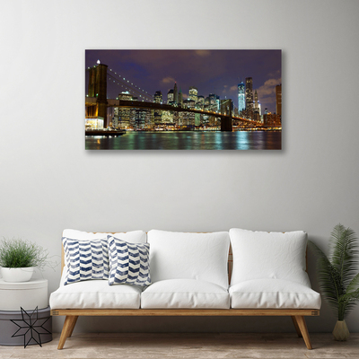 Foto op canvas Architectuur bridge city