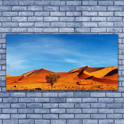Foto op canvas Landschap van de woestijn van het zand