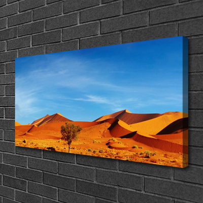 Foto op canvas Landschap van de woestijn van het zand