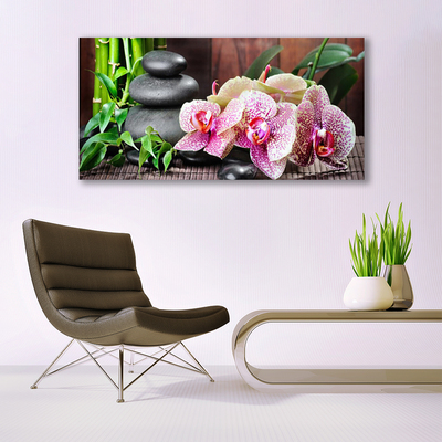 Foto op canvas Bamboo orchid spa