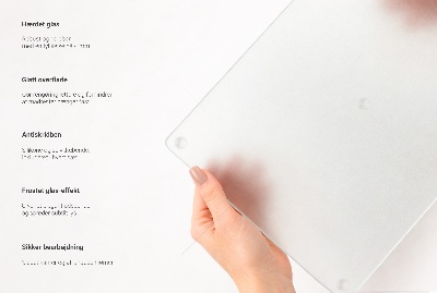 Afdekplaat voor kookplaat Rechthoekig halftransparant