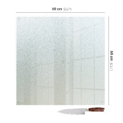 Afdekplaat inductiekookplaat in vierkant model, halftransparant